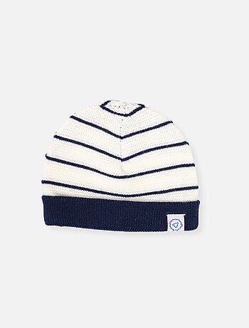 Gorro de bebé con vuelta
