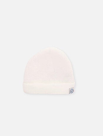 Gorro de bebé con vuelta