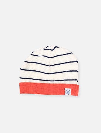 Gorro de bebé con vuelta