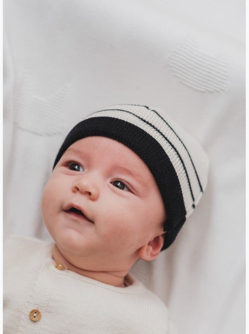 Gorro de bebé con vuelta petits marins - Kiabi