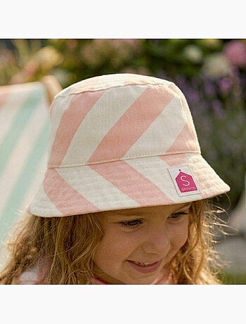 Gorro de bebé de gasa de algodón con estampado de - SAUTHON