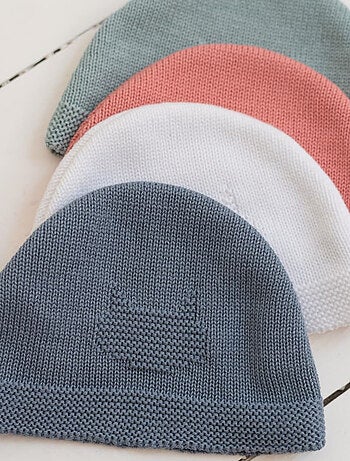 Gorro de bebé «petits chats» 100% algodón