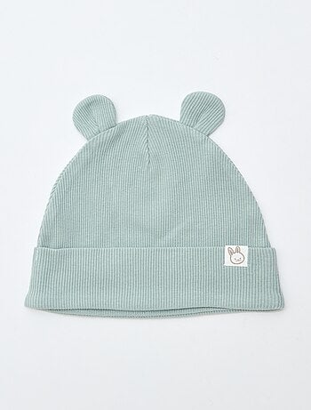 Gorro de canalé con orejas de fantasía