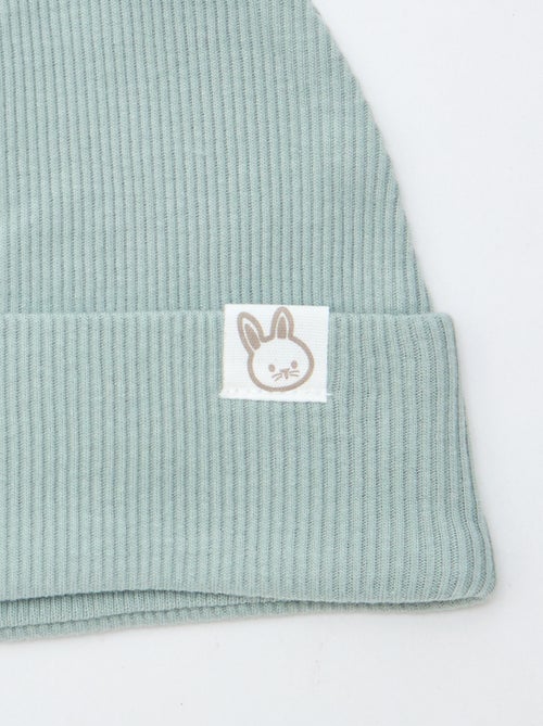 Gorro de canalé con orejas de fantasía - Kiabi