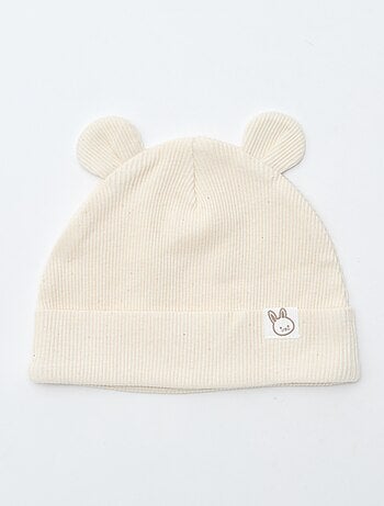 Gorro de canalé con orejas de fantasía