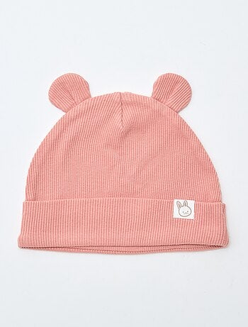 Gorro de canalé con orejas de fantasía