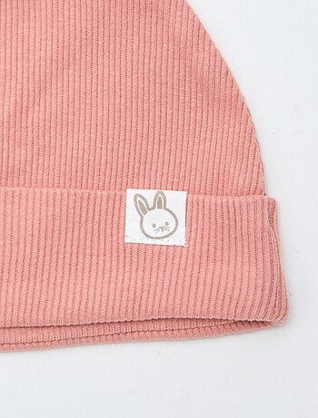 Gorro de canalé con orejas de fantasía