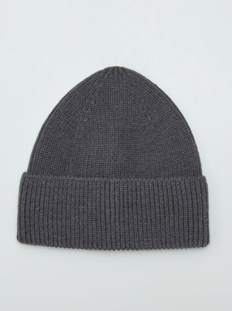 Gorro de canalé GRIS - Kiabi