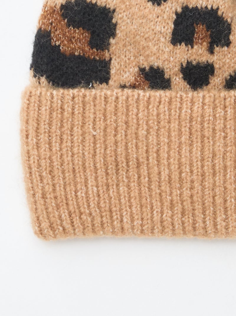 Gorro de canalé Marron - Kiabi