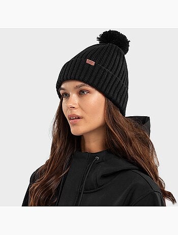 Gorro de invierno con pompón esquí y nieve hombre y mujer nori