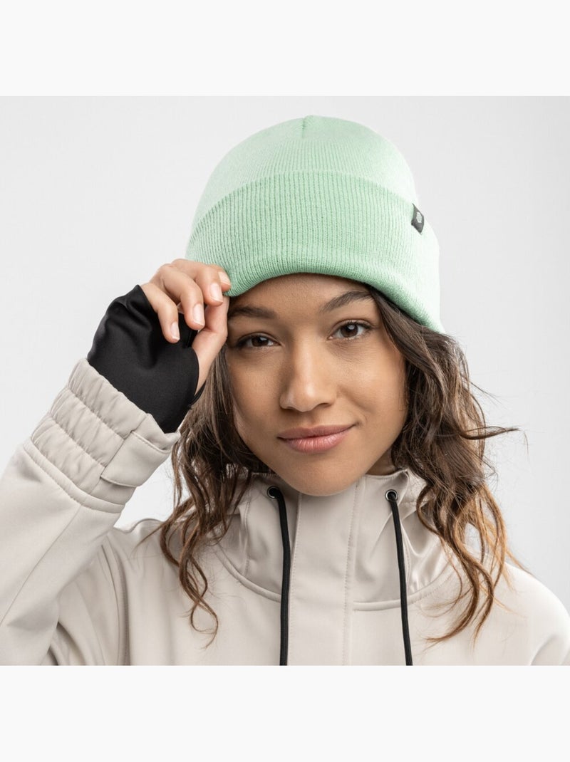 Gorro de invierno esquí y nieve hombre y mujer snowflake dead moss Verde - Kiabi