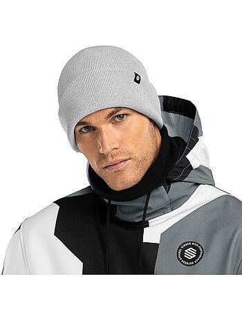 Gorro de invierno esquí y nieve hombre y mujer snowflake gray
