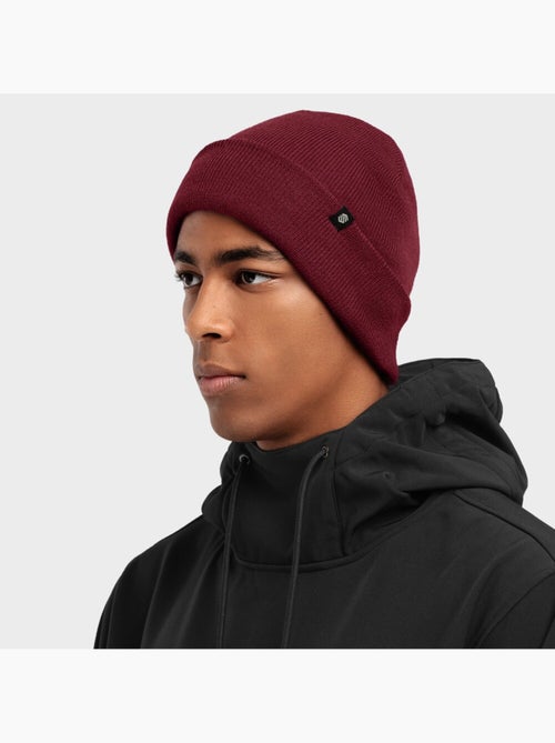 Gorro de invierno esquí y nieve hombre y mujer snowflake maroon - Kiabi Gorro de invierno esquí y nieve hombre y mujer snowflake maroon - Kiabi