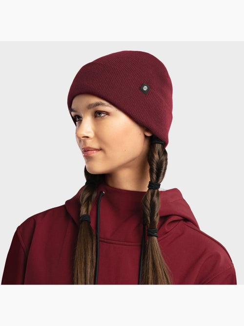 Gorro de invierno esquí y nieve hombre y mujer snowflake maroon - Kiabi Gorro de invierno esquí y nieve hombre y mujer snowflake maroon - Kiabi
