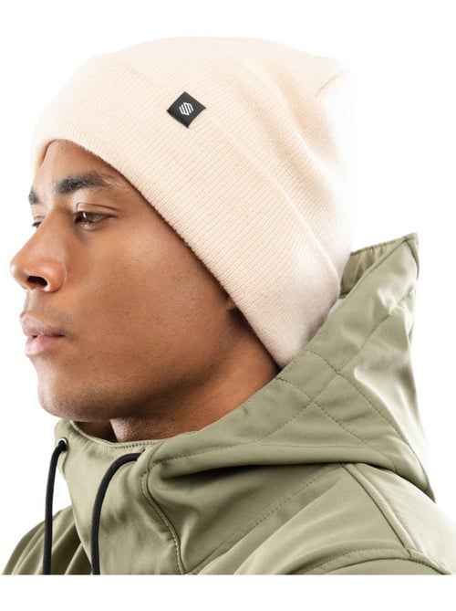 Gorro de invierno esquí y nieve hombre y mujer snowflake sand - Kiabi