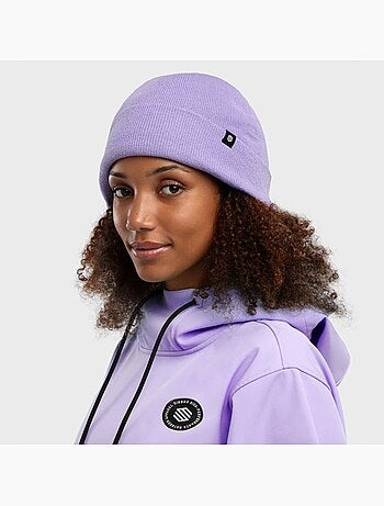 Gorro de invierno esquí y nieve hombre y mujer snowflake violet