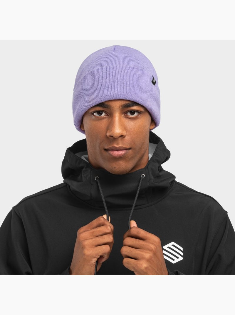 Gorro de invierno esquí y nieve hombre y mujer snowflake violet Lavanda - Kiabi