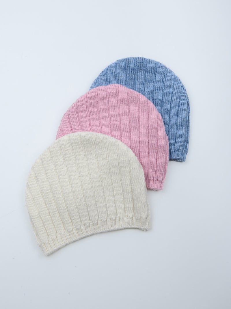 Gorro de mezcla de lana Rosa claro - Kiabi