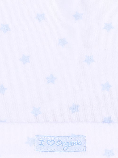 Gorro de nacimiento de algodón orgánico certificado gots - Kitikate - Kiabi