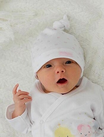 Gorro de nacimiento de algodón orgánico certificado gots | Kitikate