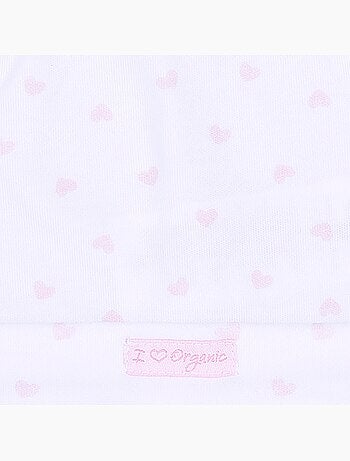 Gorro de nacimiento de algodón orgánico certificado gots | Kitikate