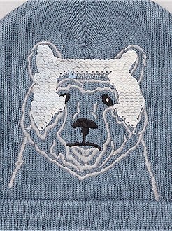 Gorro de 'oso' con detalle de 'lentejuelas' - Kiabi