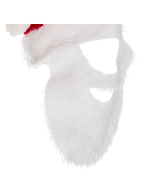 Gorro de Papá Noel y barba postiza - Kiabi Gorro de Papá Noel y barba postiza - Kiabi
