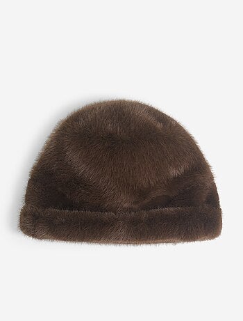 Gorro de pelo sintético