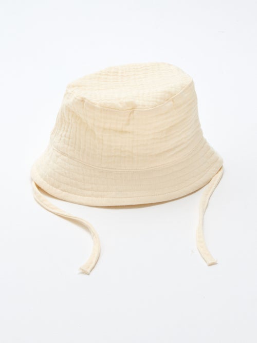 Gorro de pescador en gasa de algodón - Kiabi Gorro de pescador en gasa de algodón - Kiabi