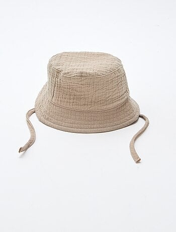 Gorro de pescador en gasa de algodón
