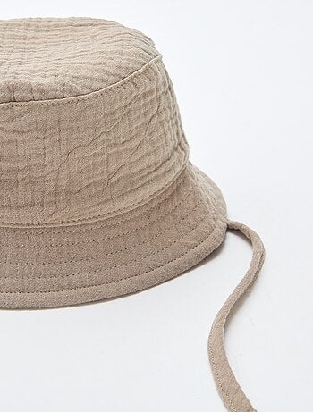 Gorro de pescador en gasa de algodón