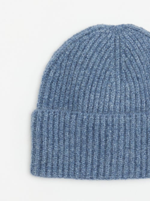 Gorro de punto acanalado - Kiabi Gorro de punto acanalado - Kiabi