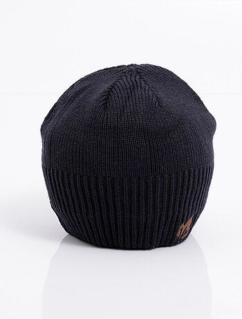 Gorro de punto acanalado con forro polar - AFIBEL