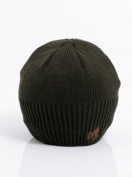 Gorro de punto acanalado con forro polar - AFIBEL - Kiabi