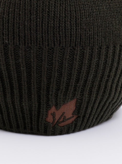 Gorro de punto acanalado con forro polar - AFIBEL - Kiabi