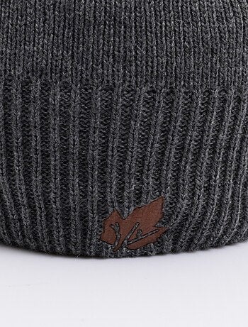 Gorro de punto acanalado con forro polar - AFIBEL