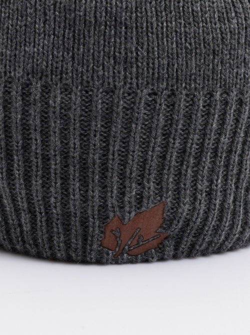 Gorro de punto acanalado con forro polar - AFIBEL - Kiabi