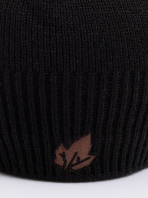 Gorro de punto acanalado con forro polar - AFIBEL - Kiabi