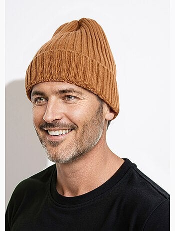 Gorro de punto acanalado con puño - AFIBEL