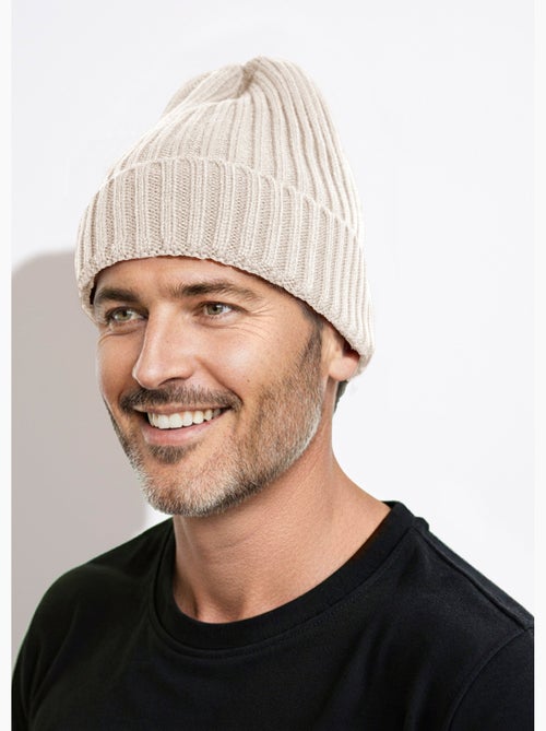 Gorro de punto acanalado con puño - AFIBEL - Kiabi