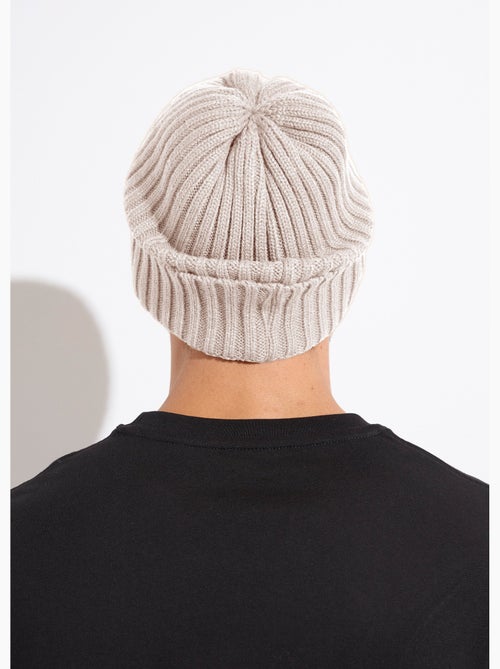 Gorro de punto acanalado con puño - AFIBEL - Kiabi