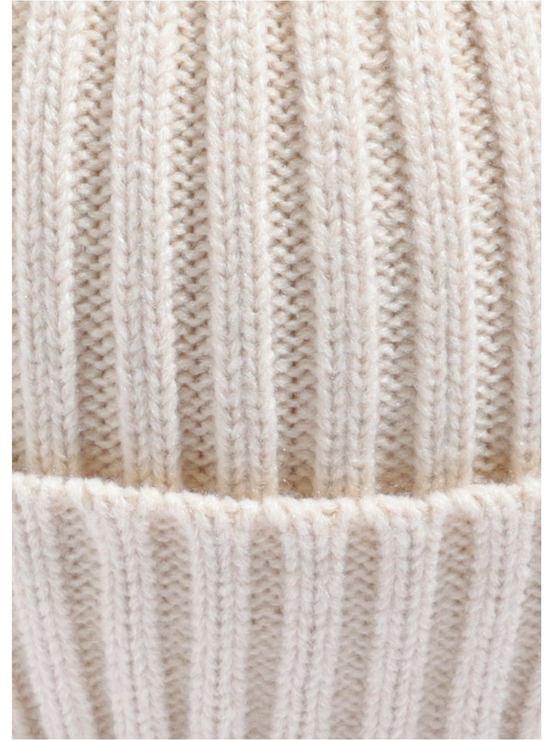 Gorro de punto acanalado con puño - AFIBEL Crudo - Kiabi