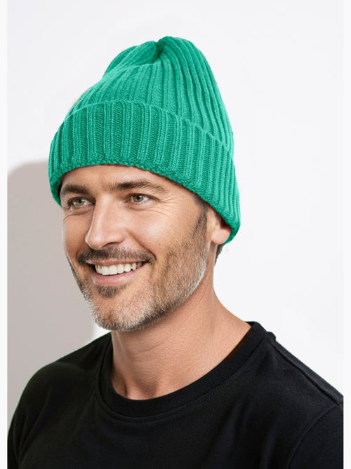 Gorro de punto acanalado con puño - AFIBEL - Kiabi