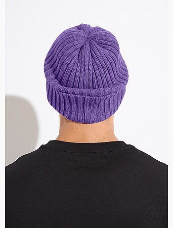 Gorro de punto acanalado con puño - AFIBEL