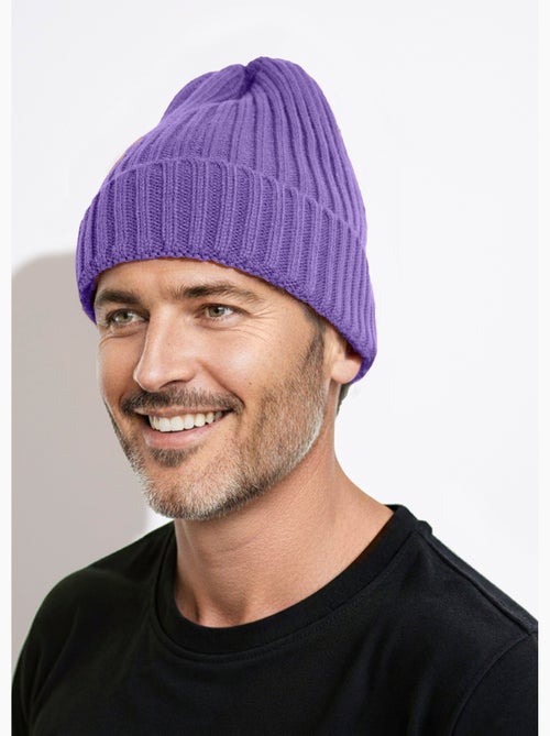 Gorro de punto acanalado con puño - AFIBEL - Kiabi