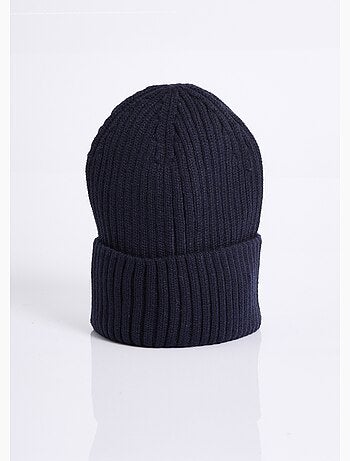 Gorro de punto acanalado con puños - AFIBEL