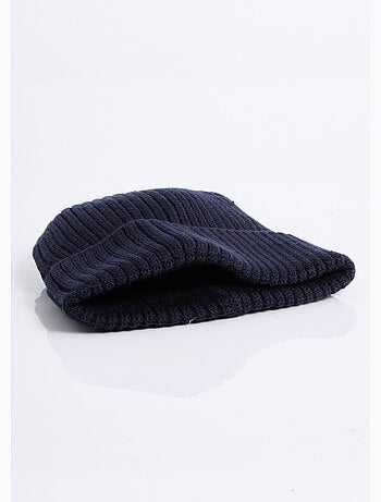 Gorro de punto acanalado con puños - AFIBEL