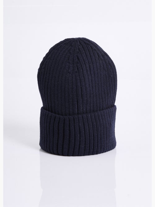 Gorro de punto acanalado con puños - AFIBEL - Kiabi