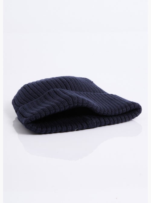 Gorro de punto acanalado con puños - AFIBEL - Kiabi