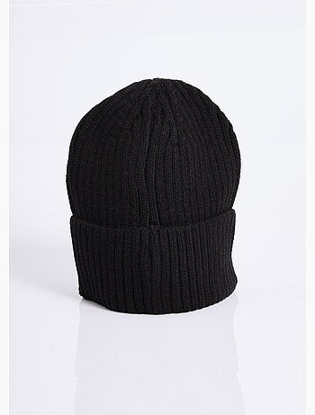 Gorro de punto acanalado con puños - AFIBEL
